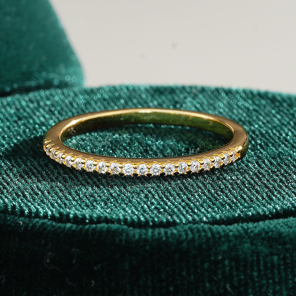 Moissanite Eternity Band