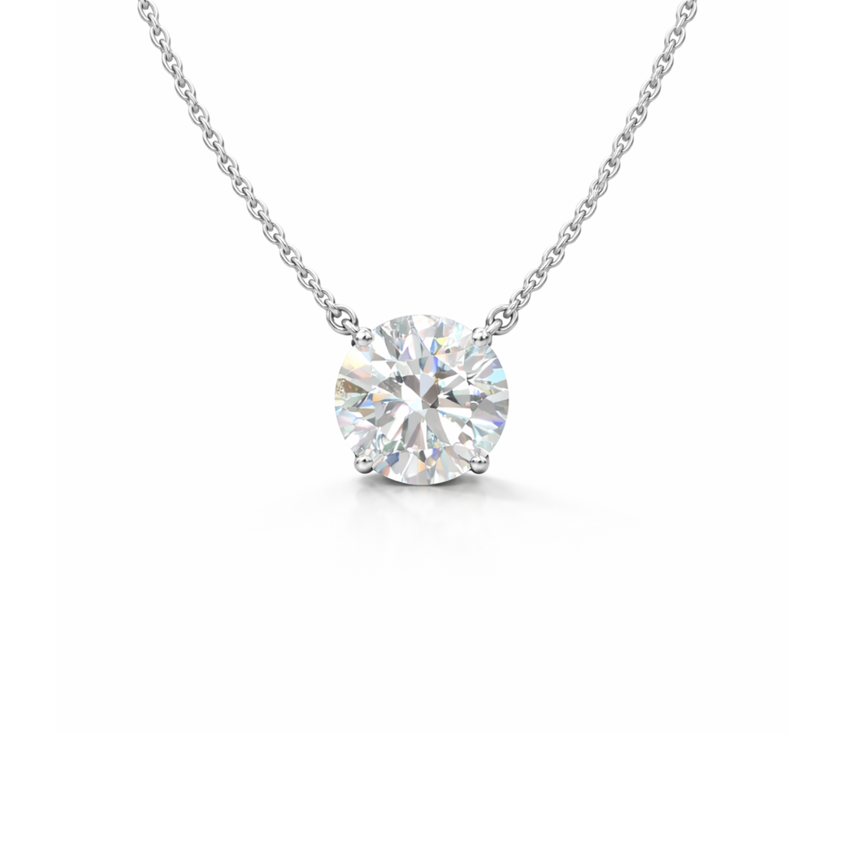 The Certified Sol Necklace | 1.50 CT | Lab-Grown Diamond