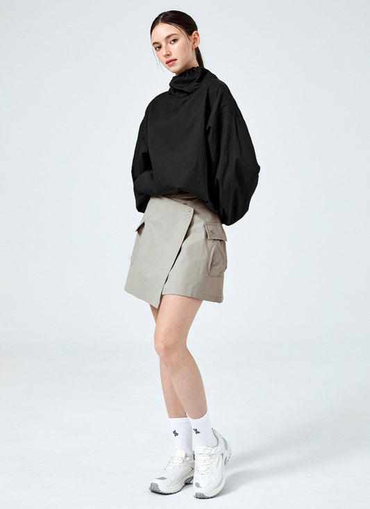 Dual Grip Layered Wrap Skirt