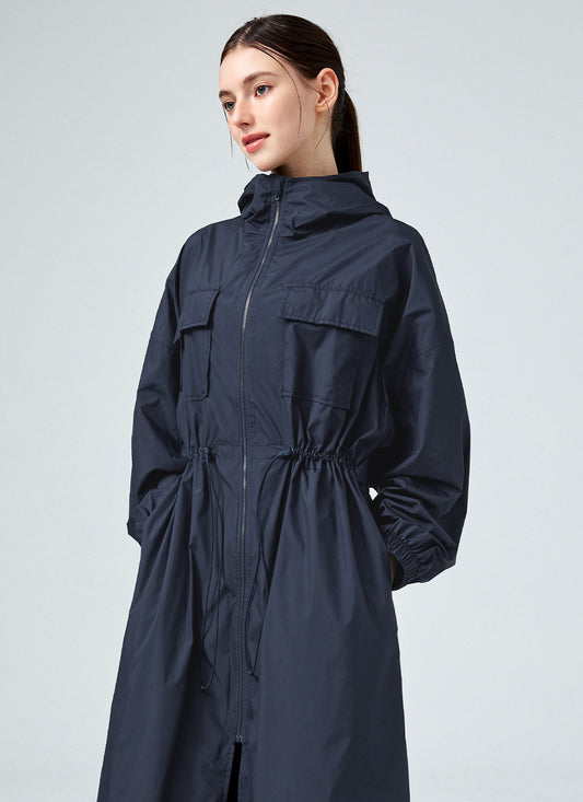Airy Essential Maxi Hood Long Jacket