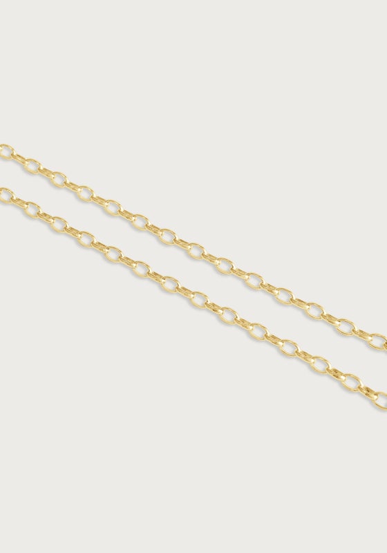 Pendant Chain Necklace, Gold