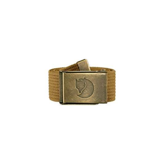 Canvas Brass Belt 4cm