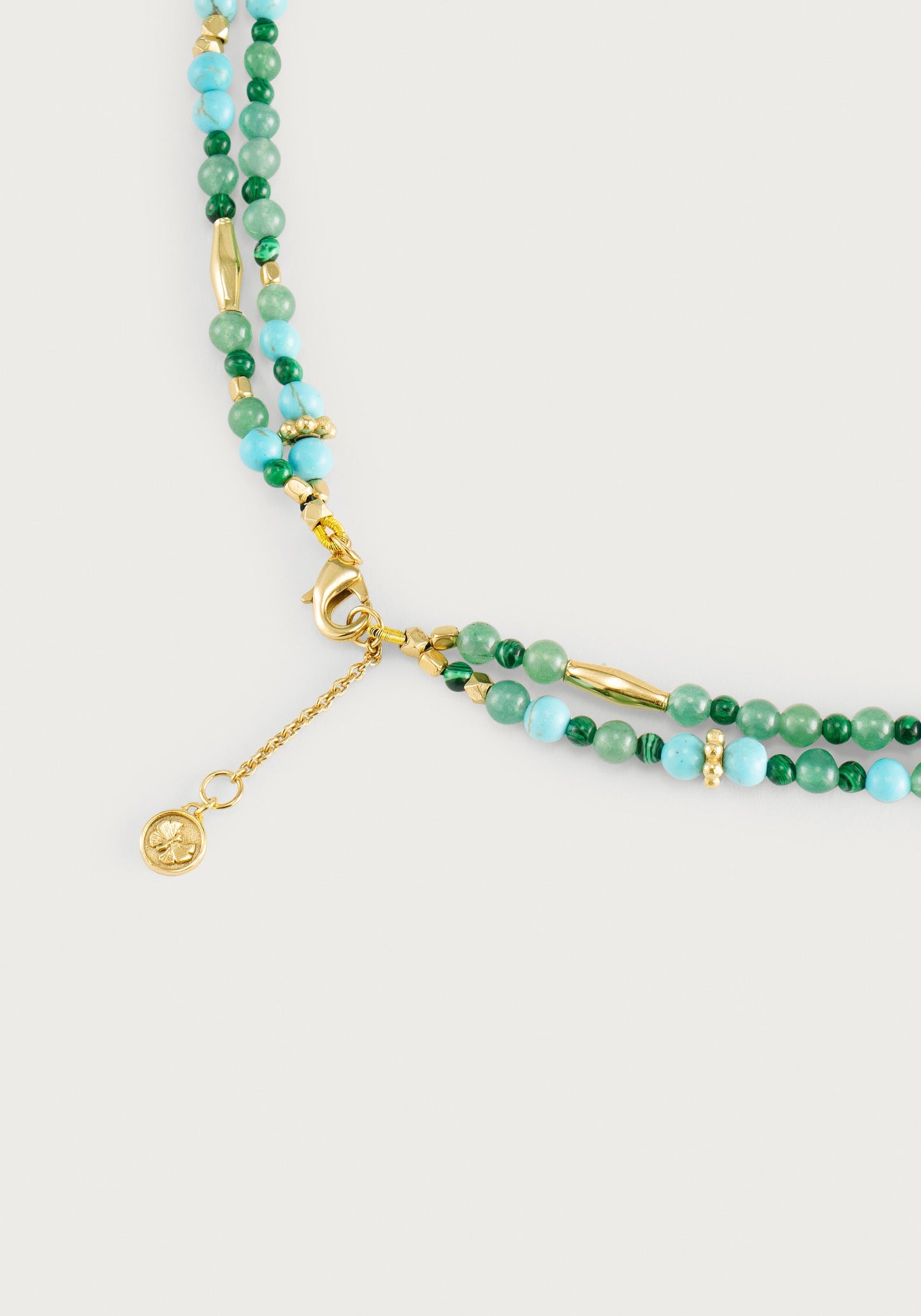 Milos Beaded Necklace - Turquoise