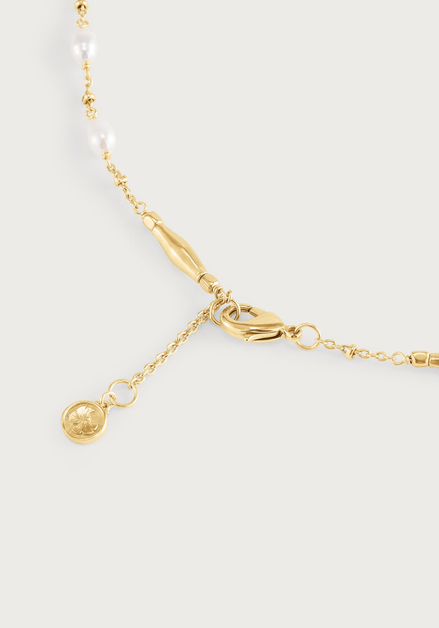 Milos Multi Beaded Necklace - Pearl