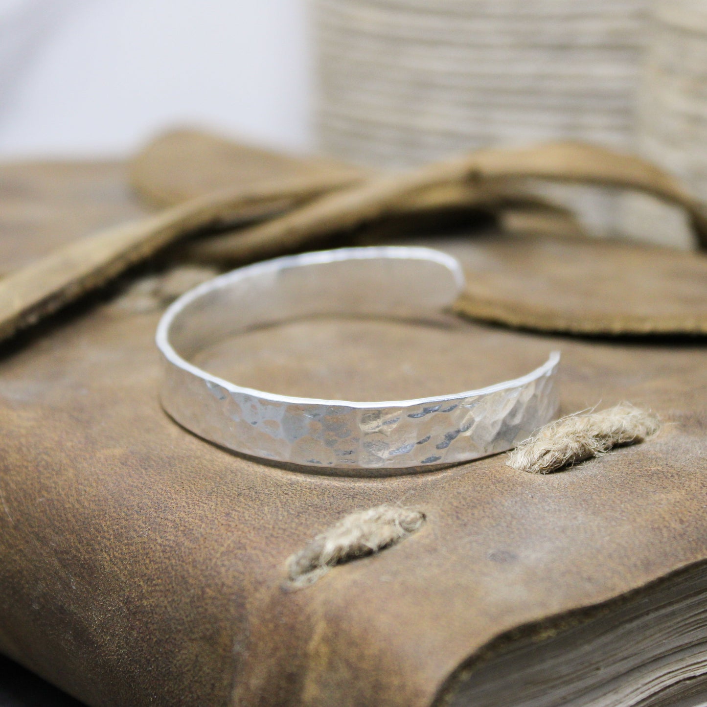 Stacking Hammered Cuff