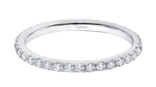 Lafonn Sterling Silver 0.50ctTW Lassaire Eternity Band (Size 7)