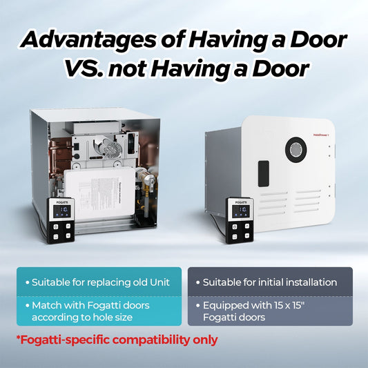 Fogatti InstaShower 7, 48,000 BTU RV Tankless Water Heater without Door