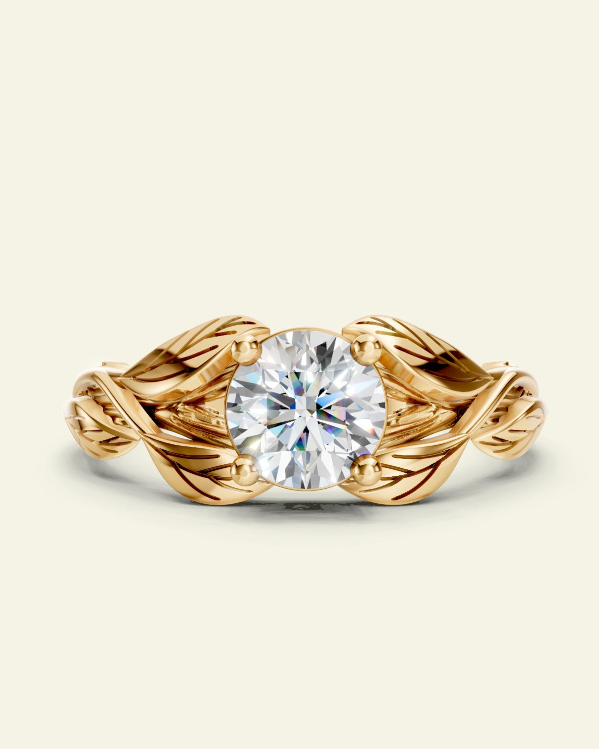 Clematis | round cut 6 mm gemstone ring setting