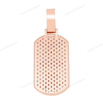 925 Sterling Silver Rose Gold Plated Pendant