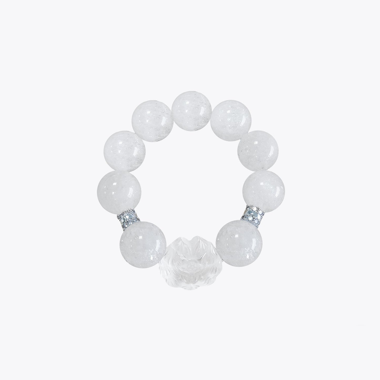 Nine-Tailed Lotus · White Fox of the Nine Heavens Crystal Bracelet