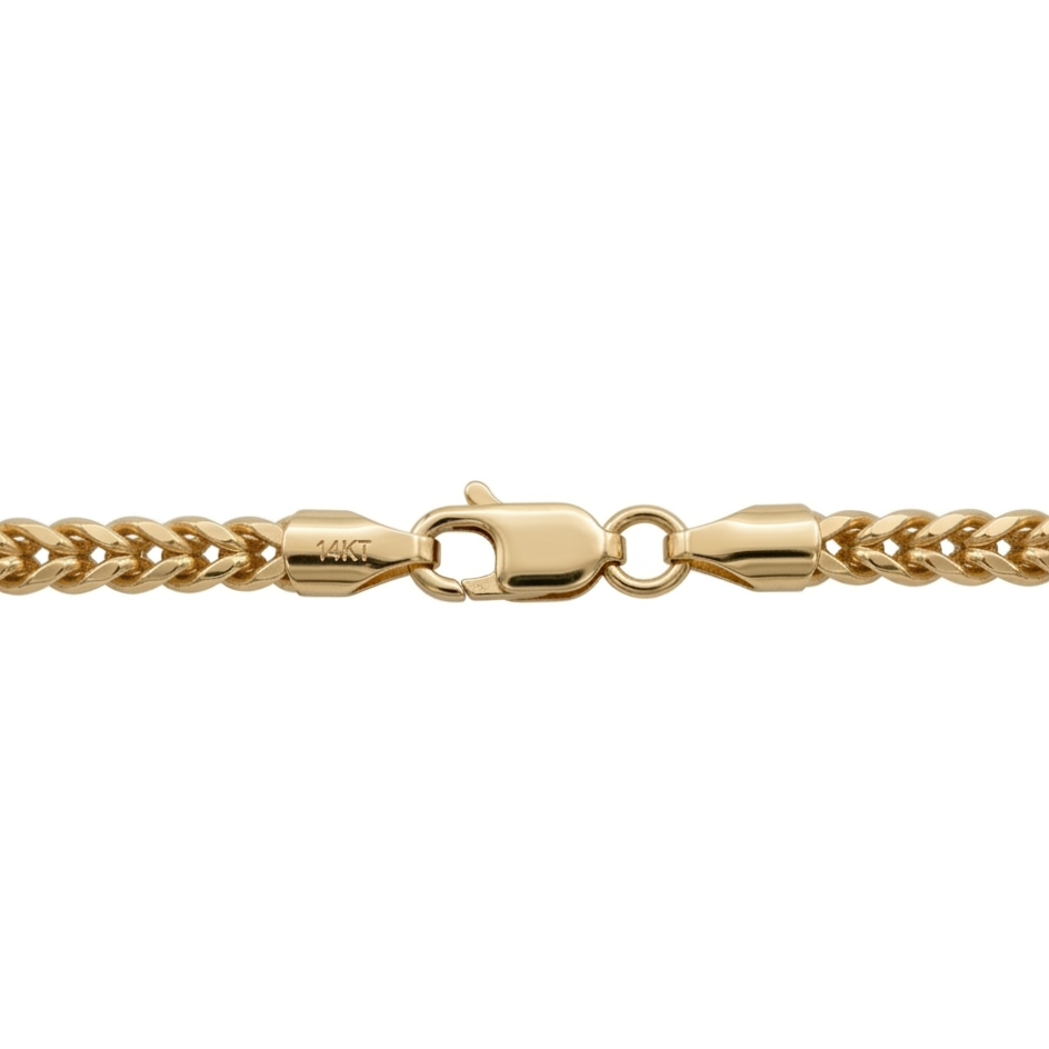 14K Yellow Gold Franco Chain