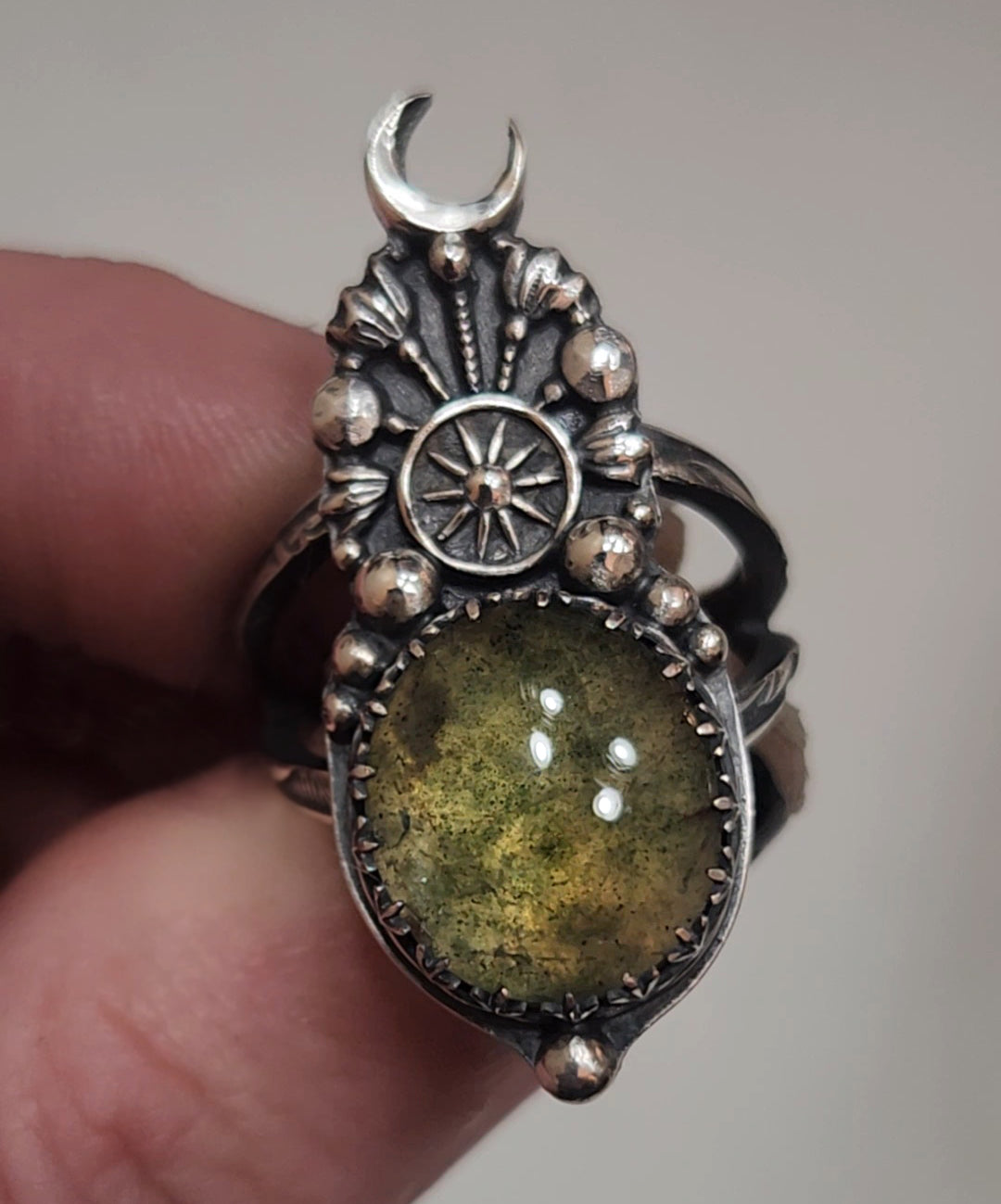 Size 6.75 - Moonlight Upon Emerald Moss