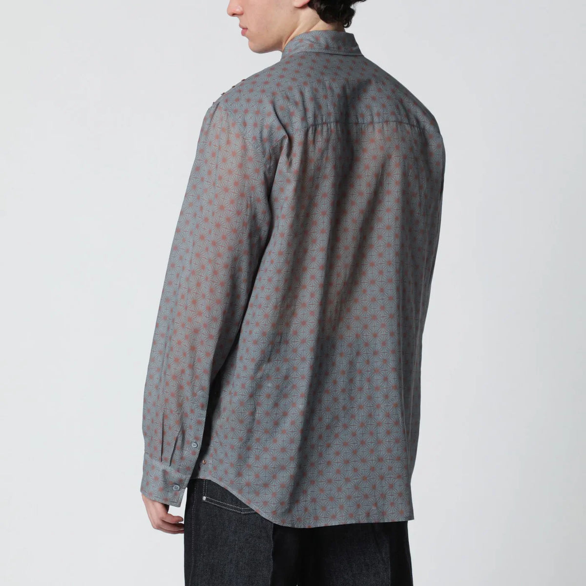 Dries Van Noten - Grey shirt with sequins