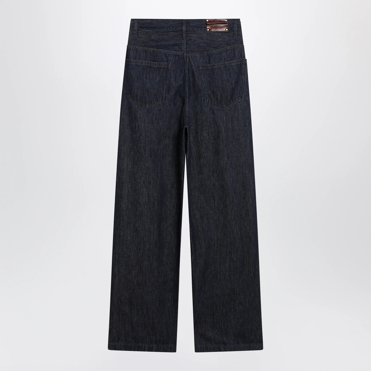 Dries Van Noten - Wide-leg indigo blue jeans