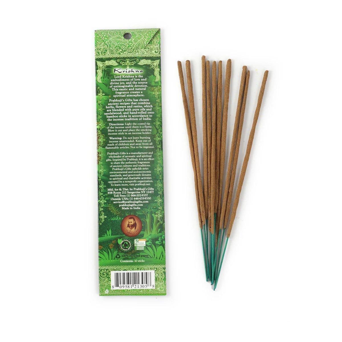 Krishna (Vetiver, Cedarwood, and Halamadi) Incense