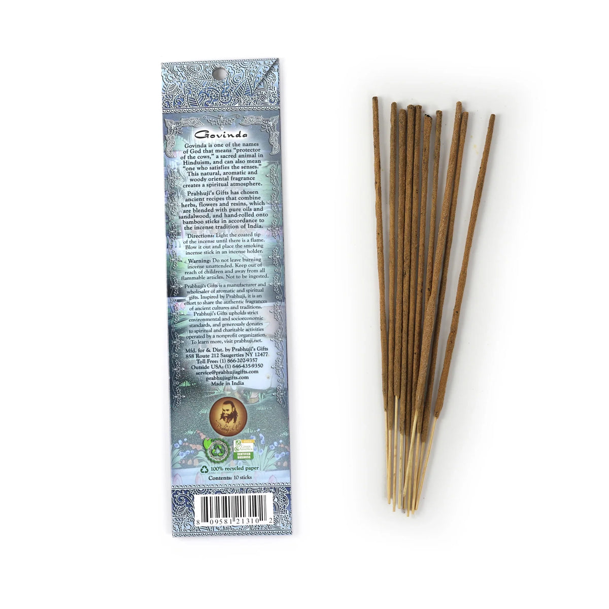 Govinda (Sandwood, Sage and Lavender) Incense