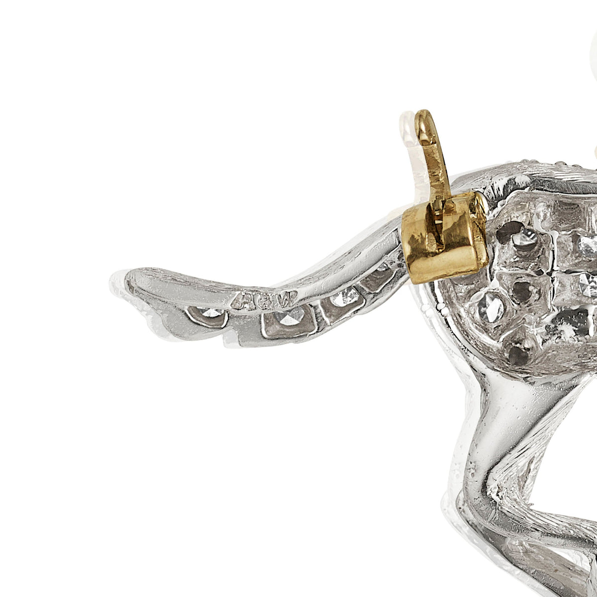 Alabaster & Wilson Horse and Jockey Brooch