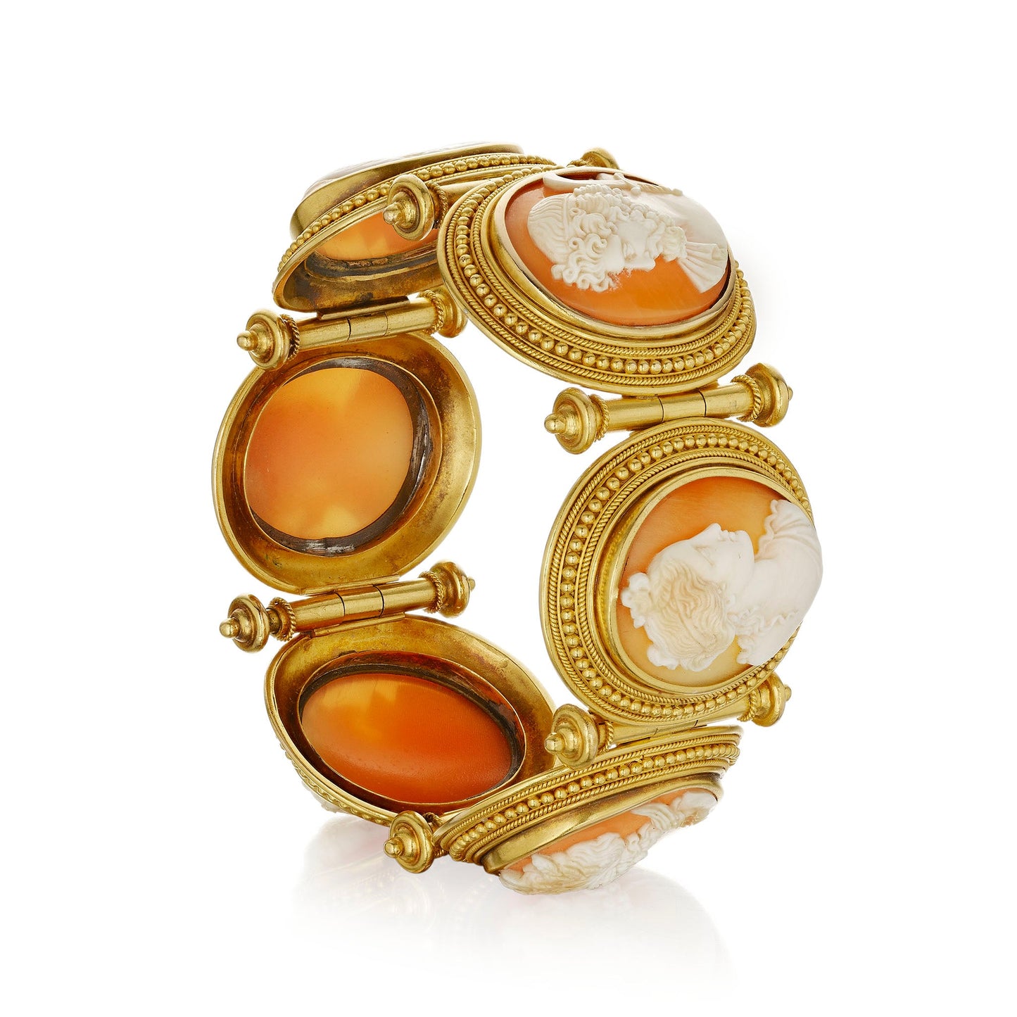 Etruscan Revival Cameo Bracelet