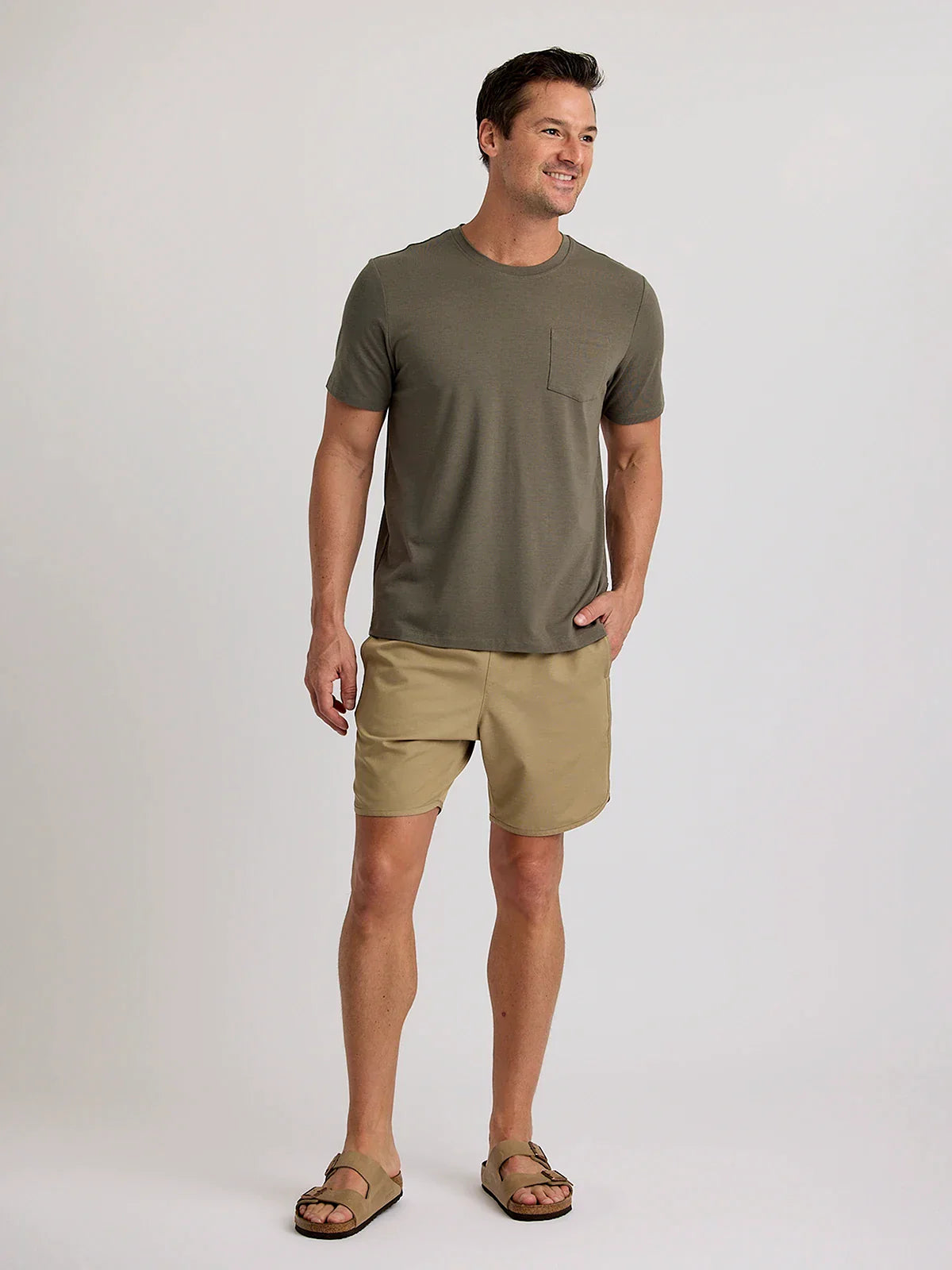 Men's Bamboo Current Pocket Tee - Fatigue