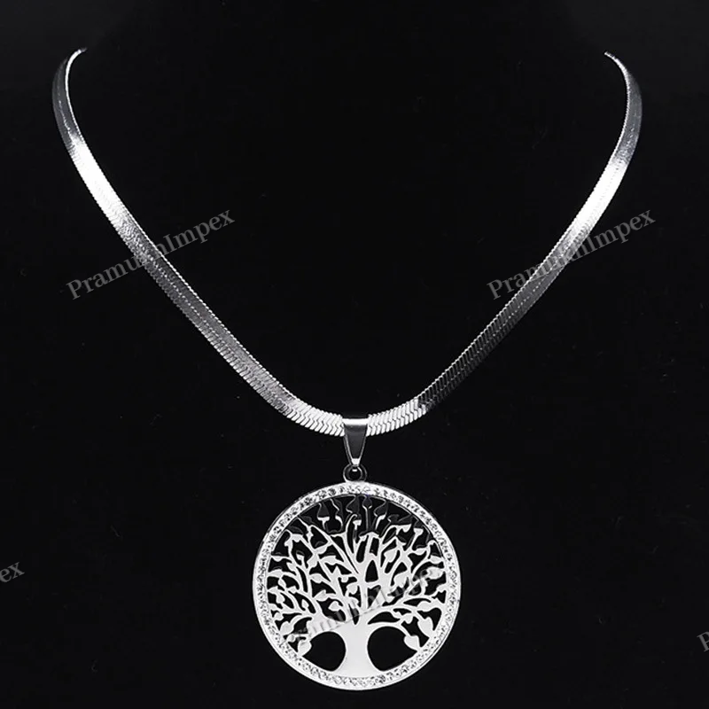 Moissanite Studded Handmade Tree Design Hip Hop Ladies Pendant