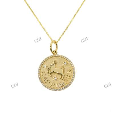 Rose and Yellow Gold Plating 925 Silver Moissanite Pendant