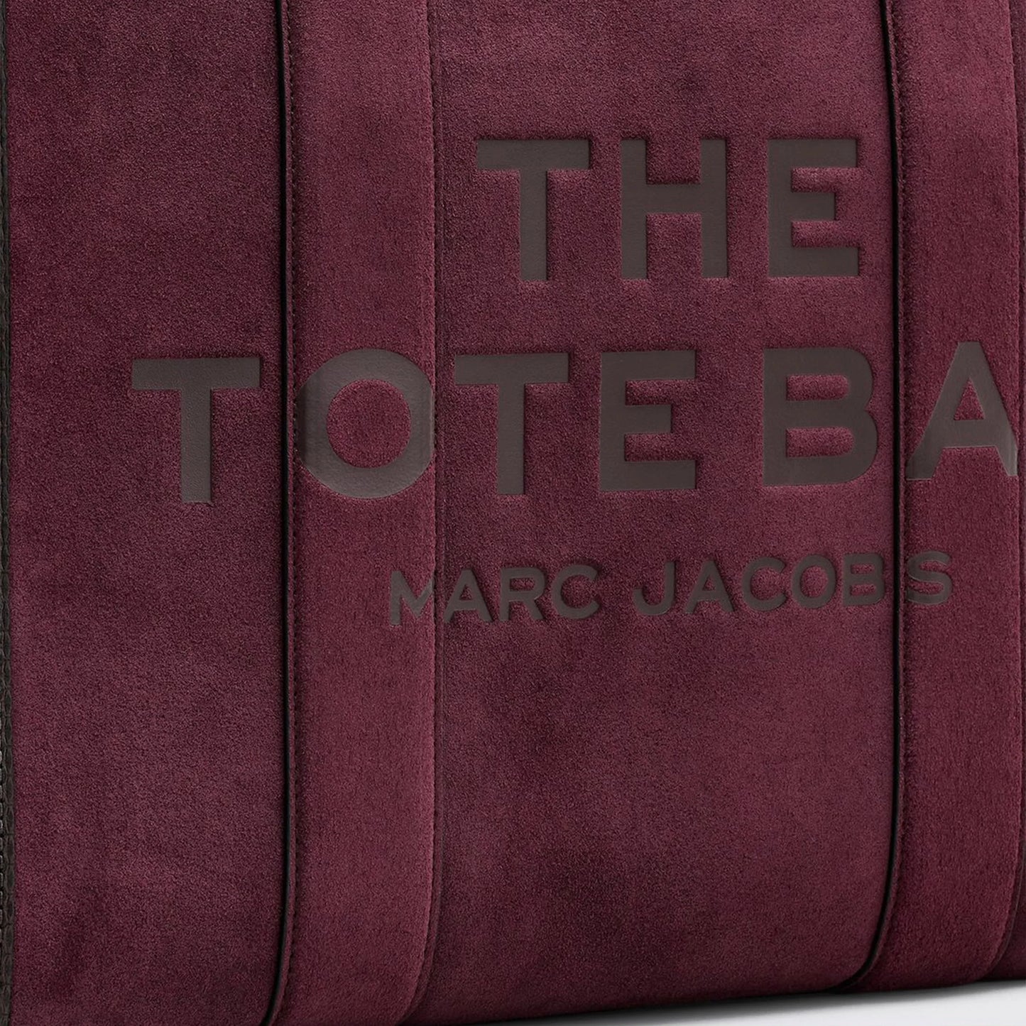 Marc Jacobs - The Large Tote Bag in suede Dark Plum