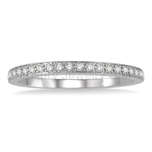 Diamond Wedding Band - image 2