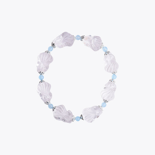 Guardian Fox Amulet Crystal Bracelet (Tushan Protector)
