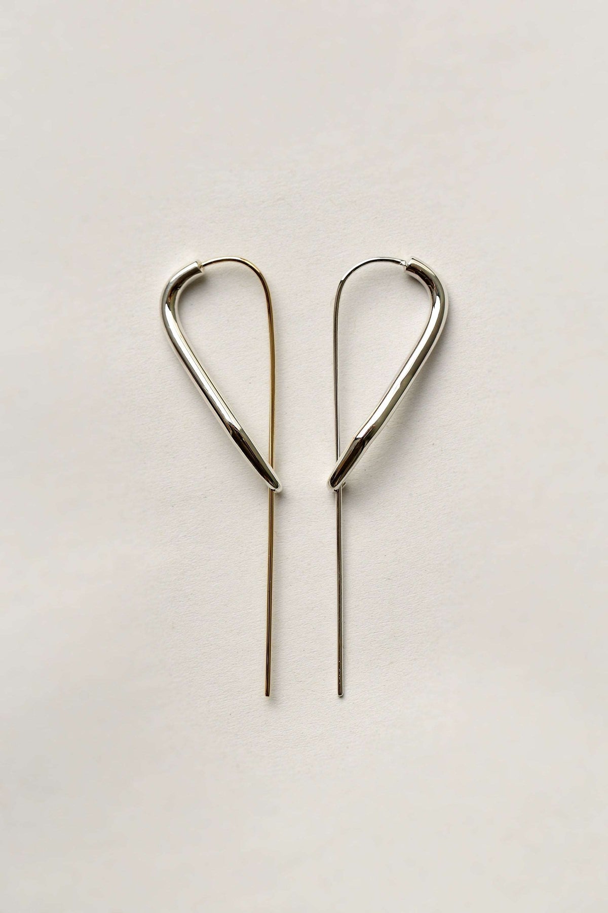 LARGE SAFETY PIN EARRING