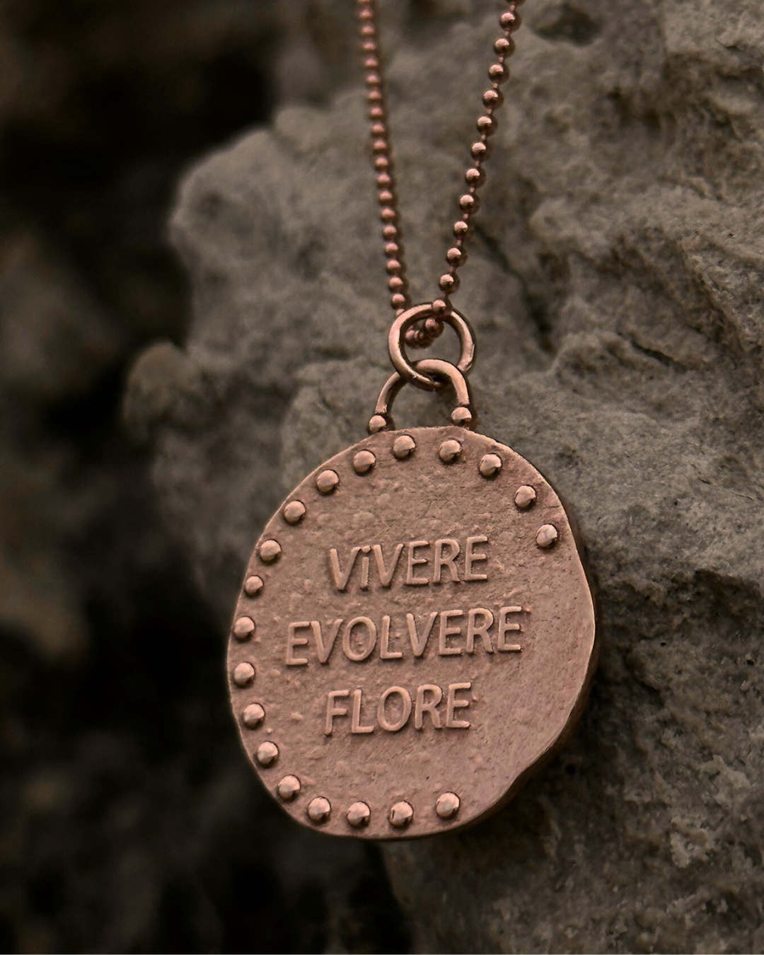 Coin Necklace - Rose Gold