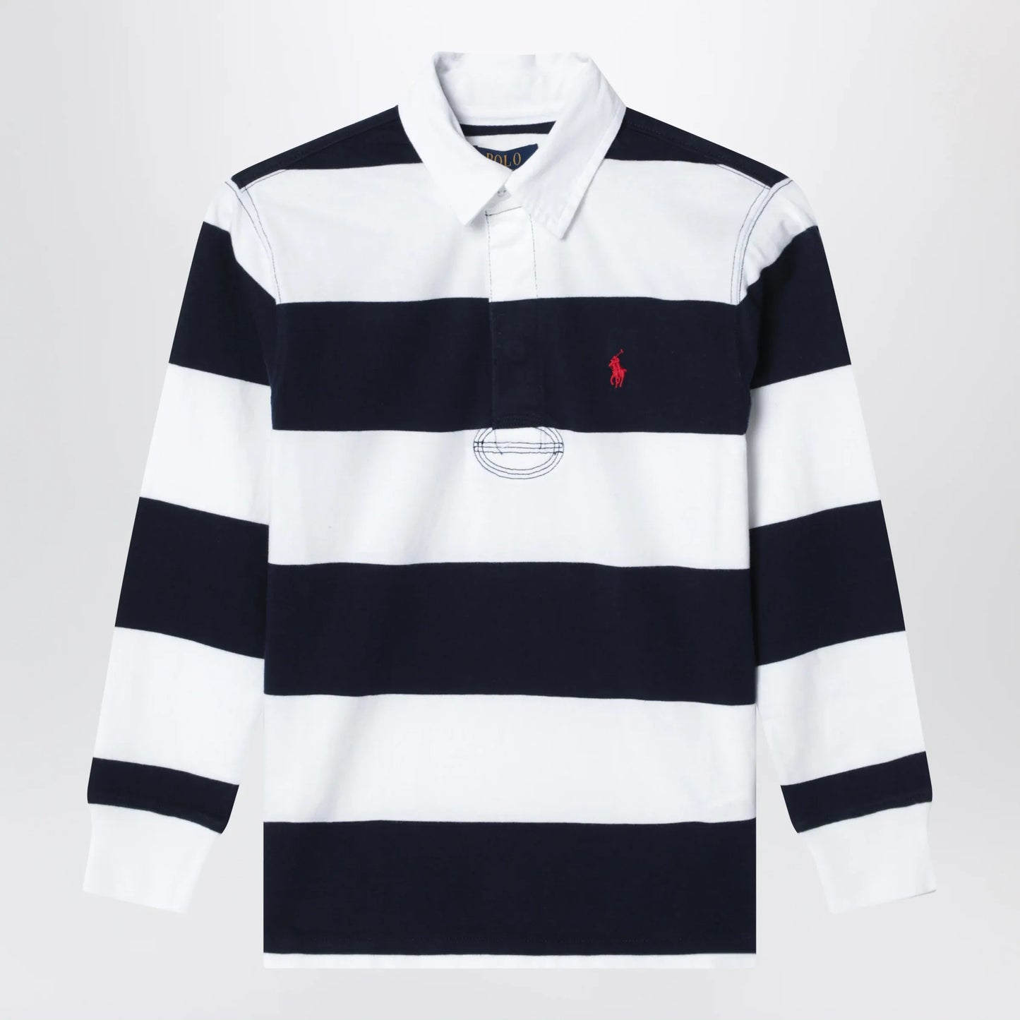 Polo Ralph Lauren - White/navy striped polo shirt