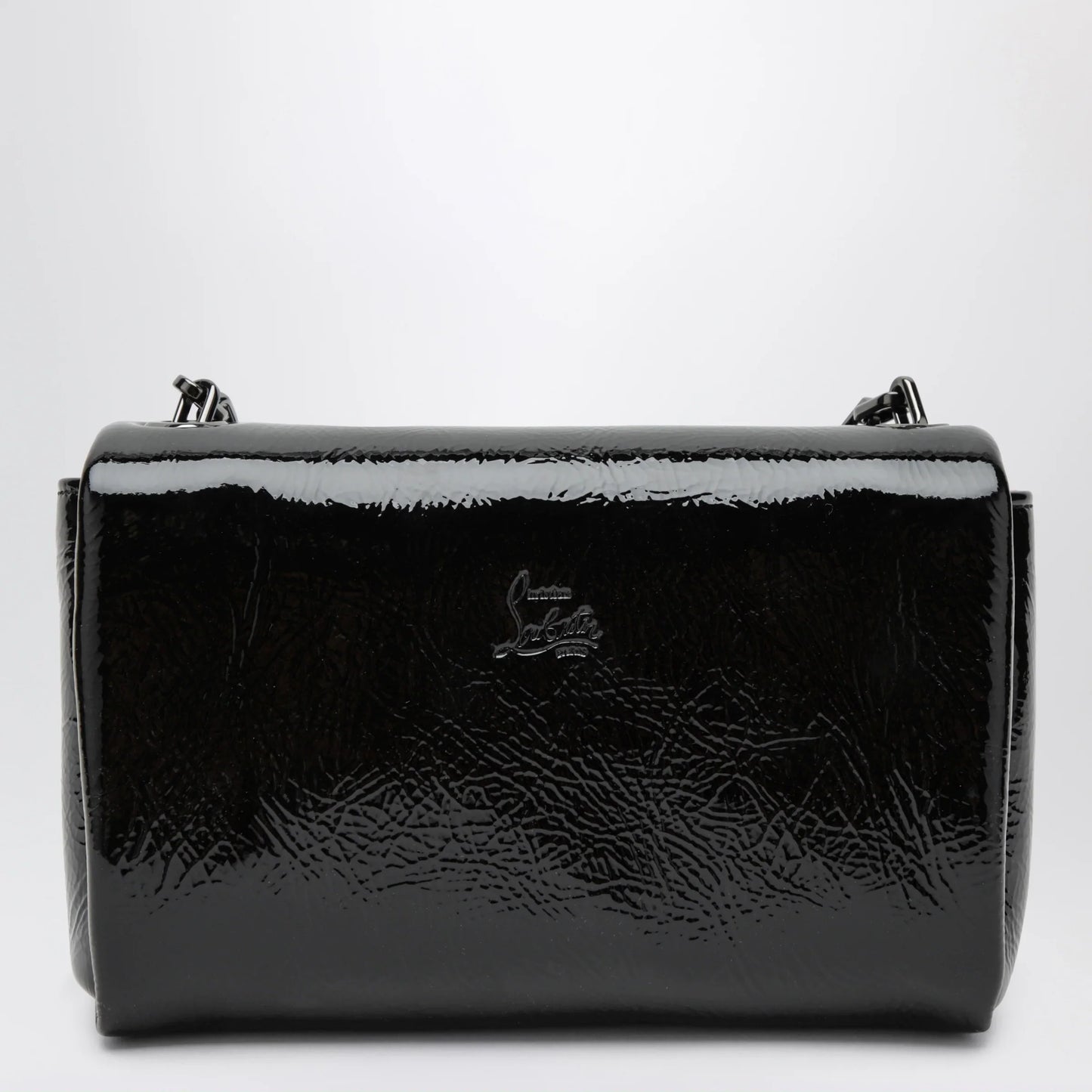 Christian Louboutin - Loubi 54 large flap shoulder bag Black