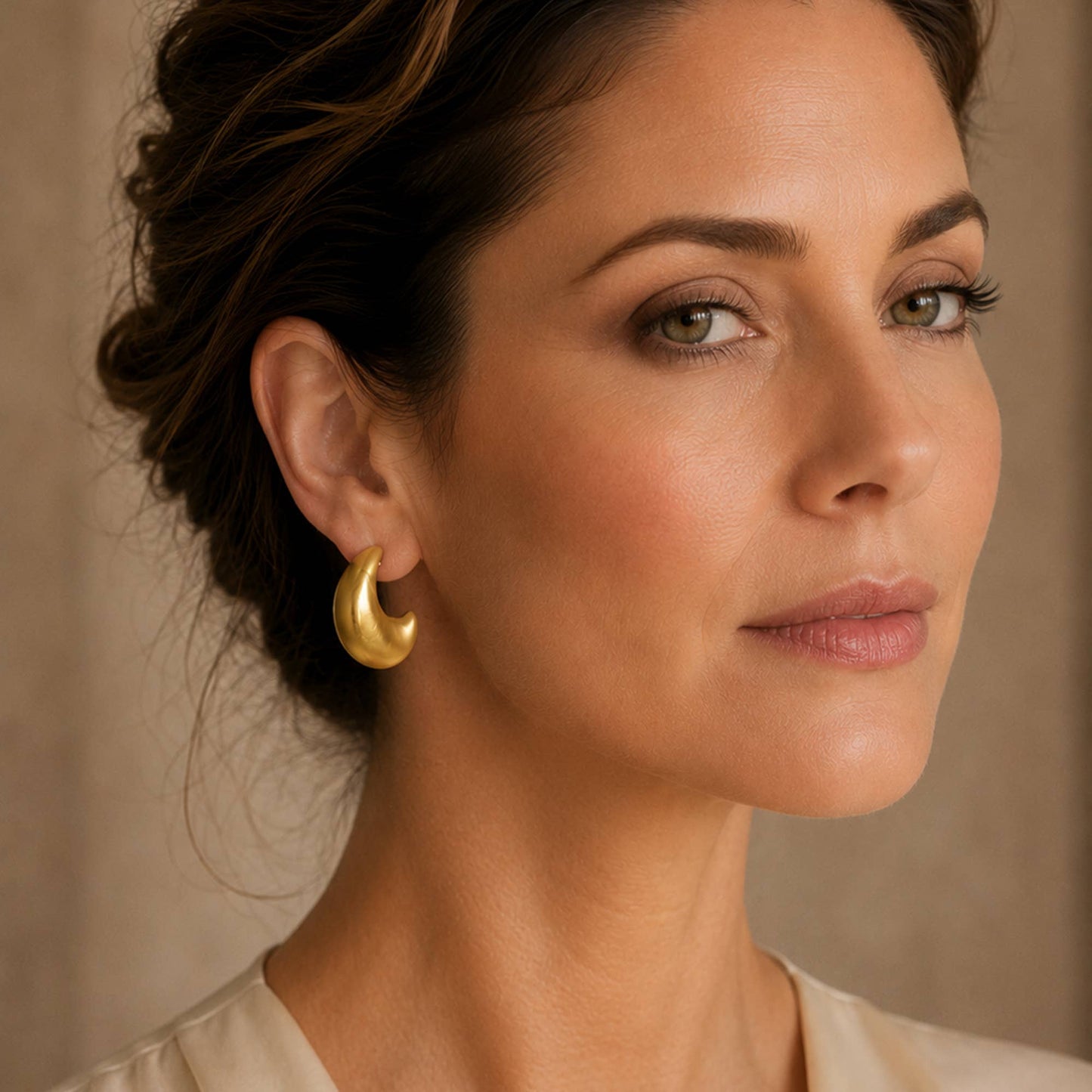 Betty Carré Lua Earrings Gold