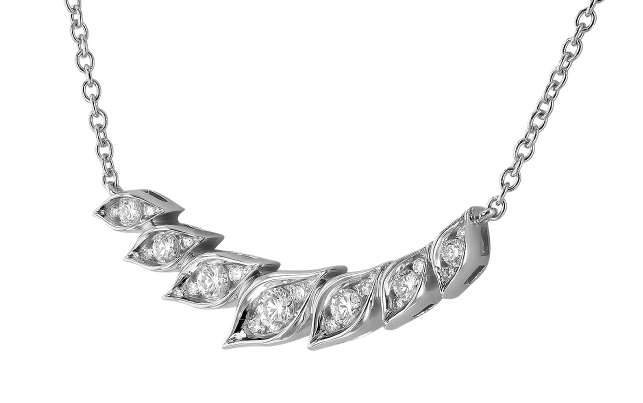 14KW Graduated Diamond Necklace