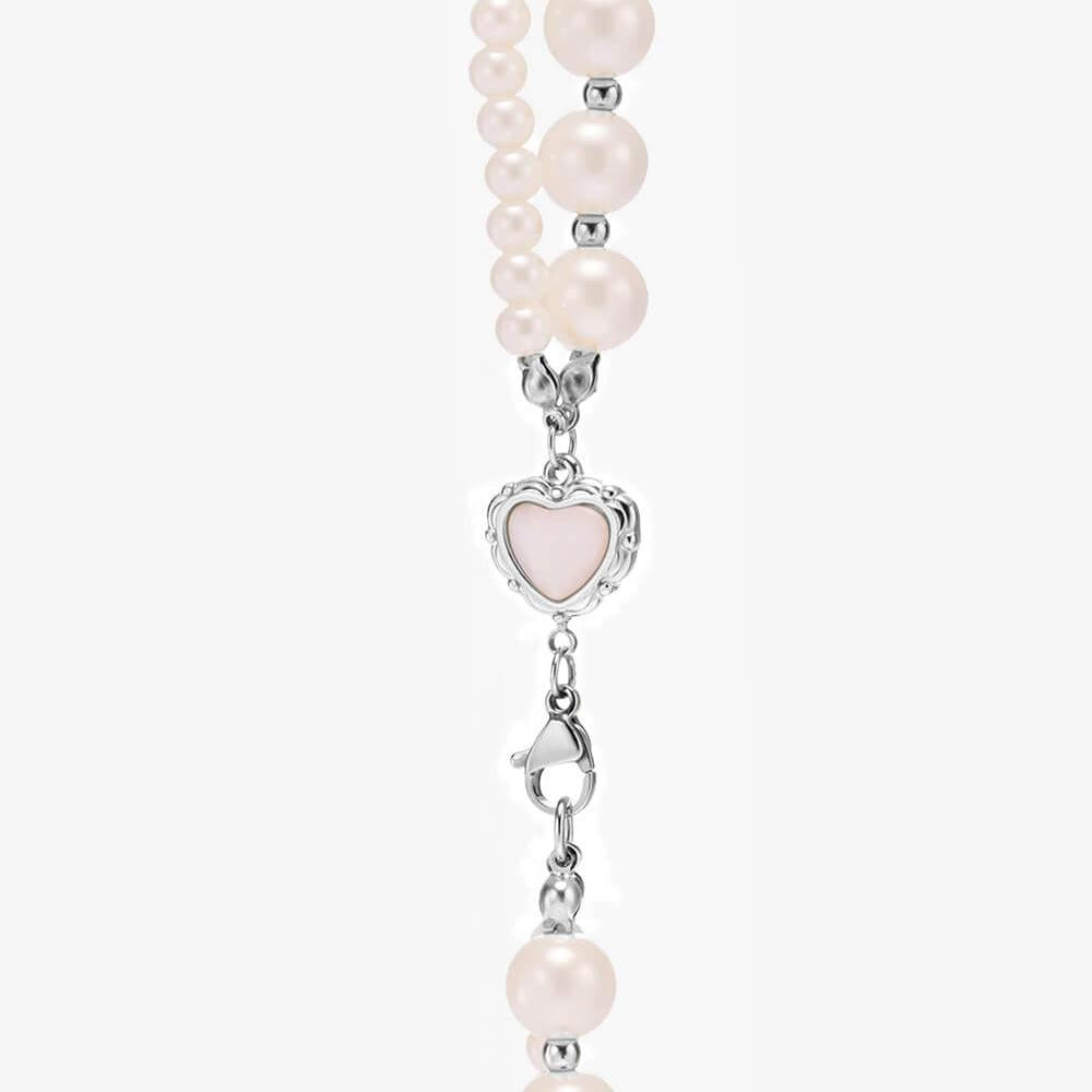 Designer Double Pearl Necklace for Elegant Layering