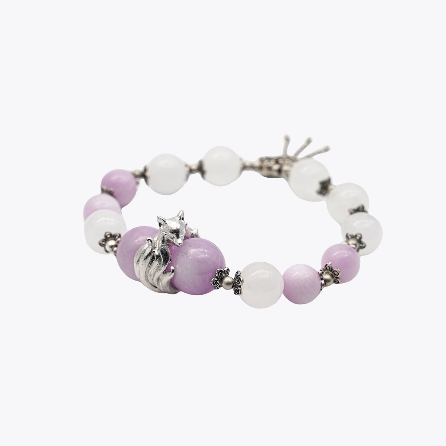 Violet Flame Charisma Loop Crystal Bracelet (Nine Purple Fire Energy)