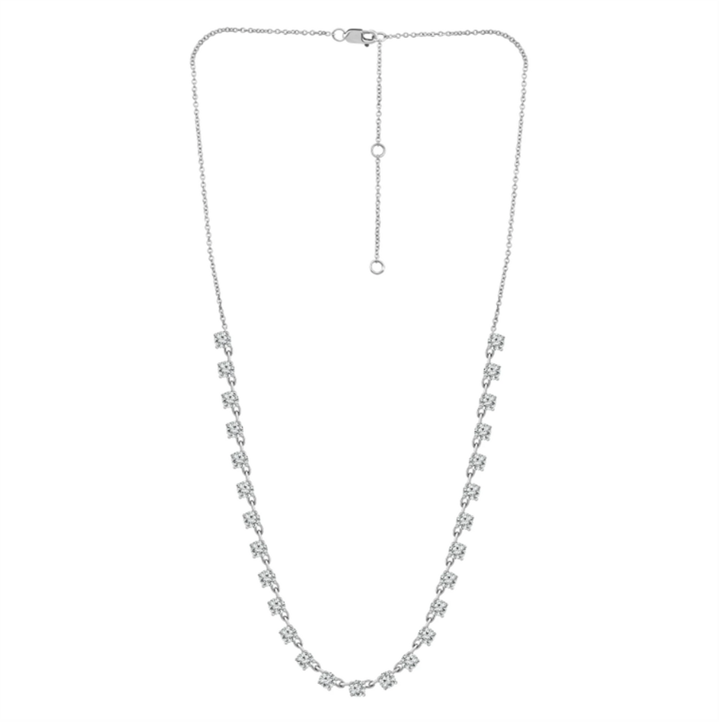 Diamond Station Necklace