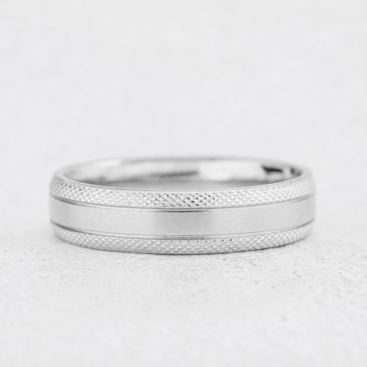 Lattice Edge | Men’s Wedding Band