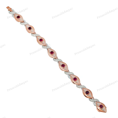 Infinity Evil Eye Moissanite Silver Bracelet
