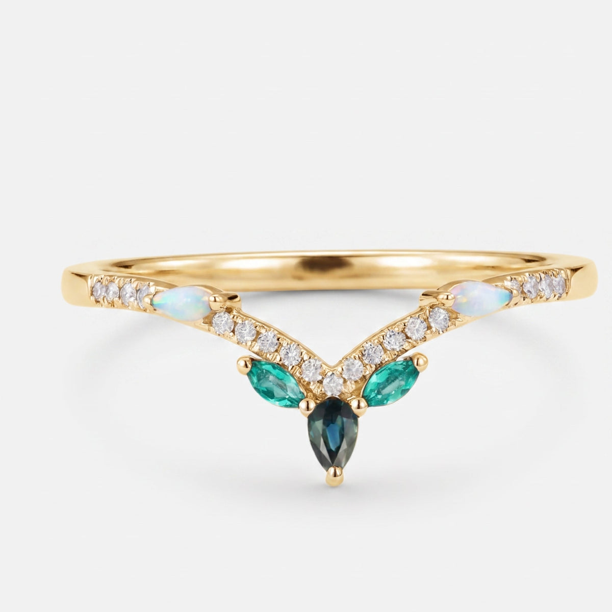 Custom wedding band for Krystal Moore
