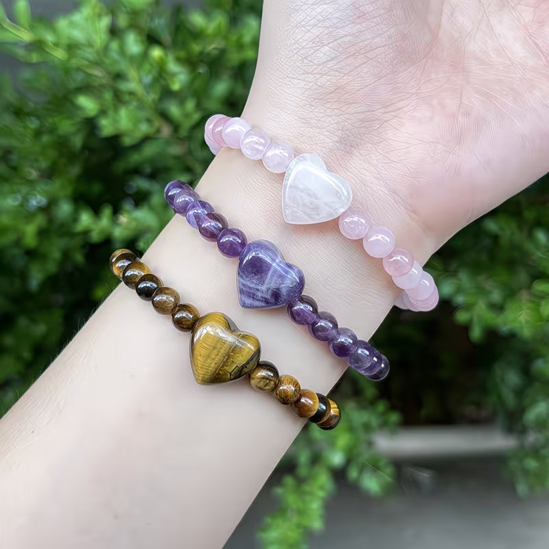 Stone Heart Bracelet
