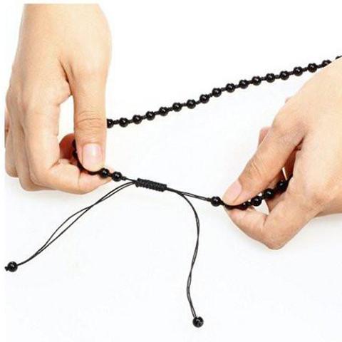 Obsidian Dragon Success Necklace