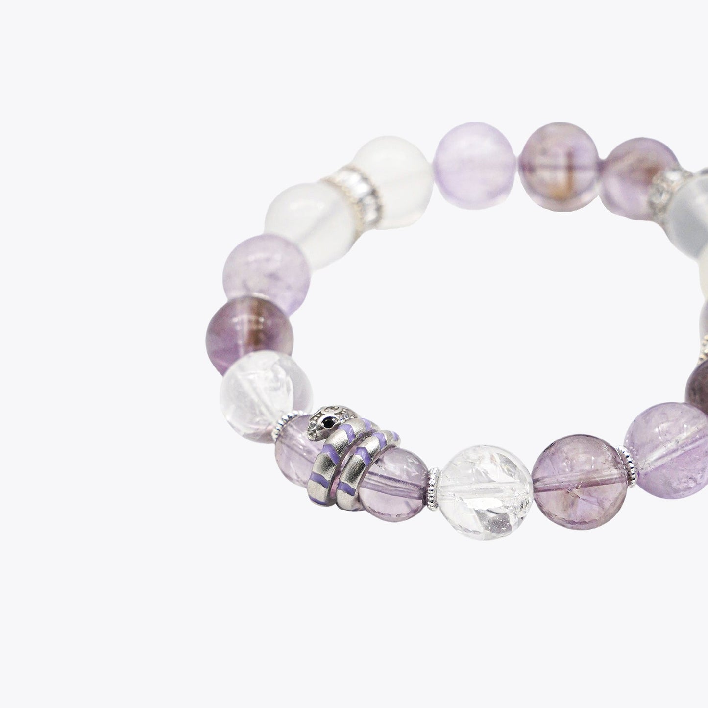 Abundance Amulet·Amethyst Scale Bracelet - Royal Abundance