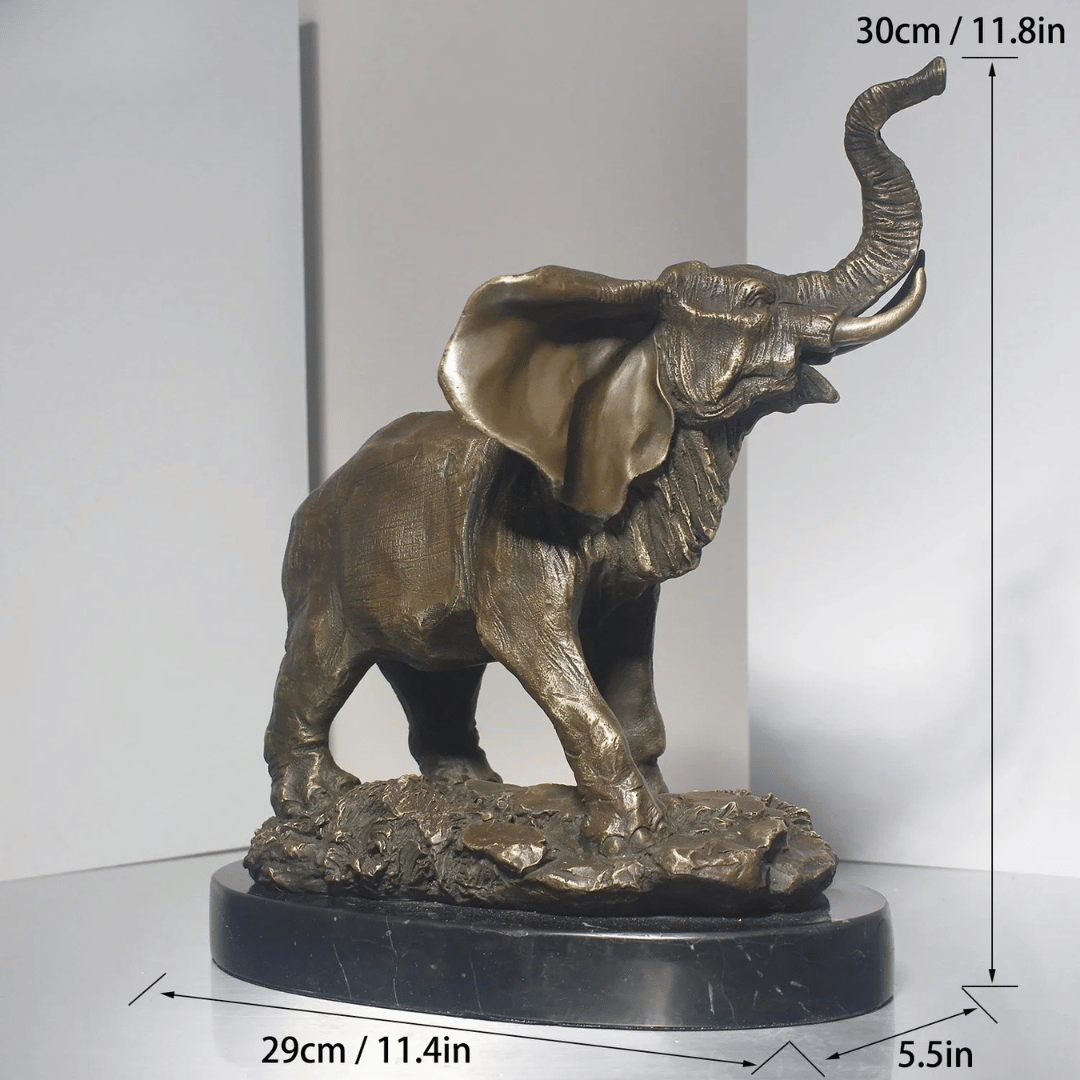 Bronze Elephant Sculpture
