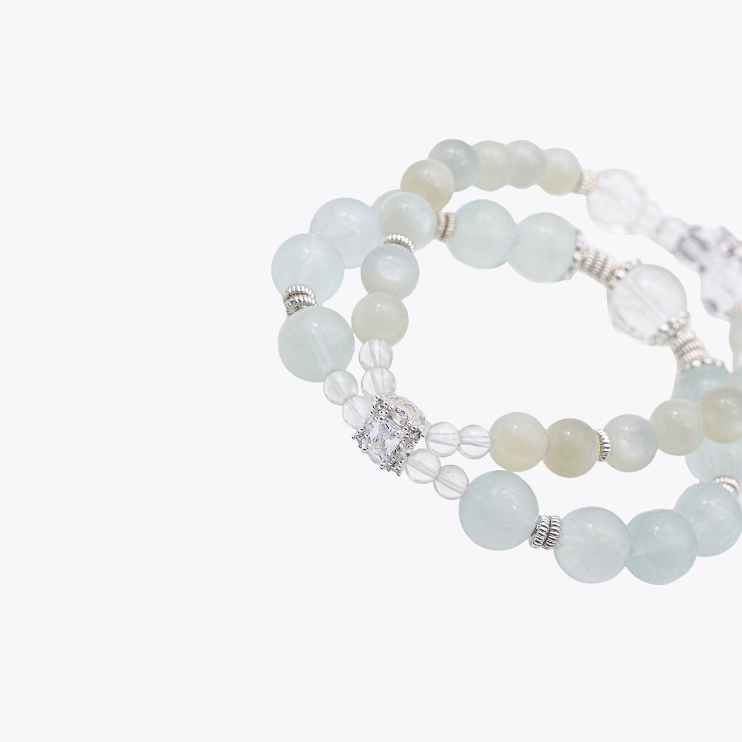 Nine-Tailed Mystic Fox & Crystal Energy Bracelet