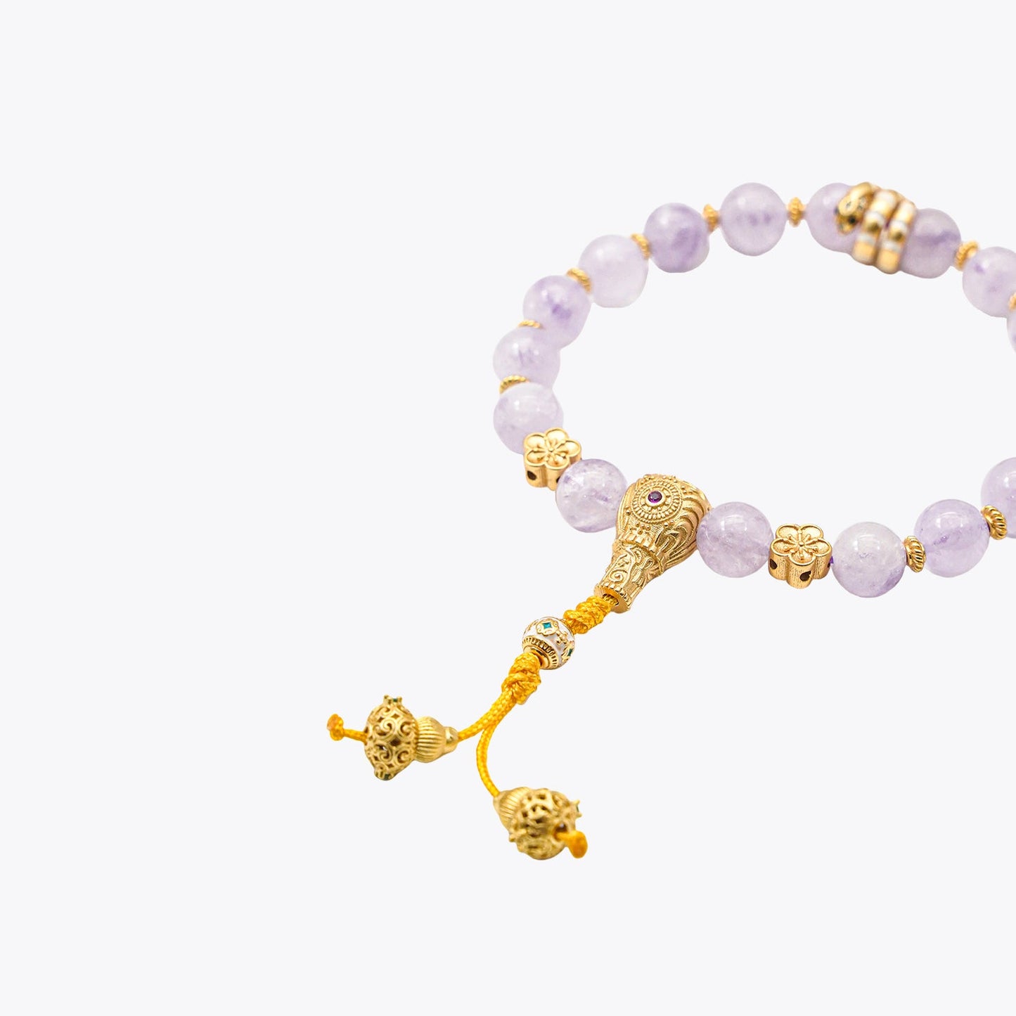 Wisteria Purple - Serpent Maiden Crystal Bracelet