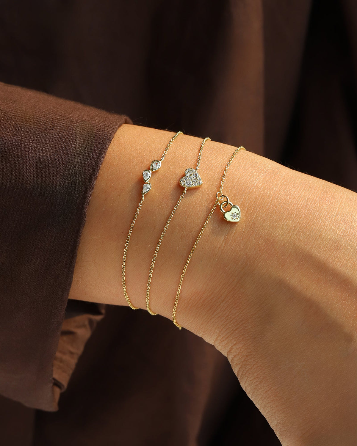 Heart Padlock Bracelet