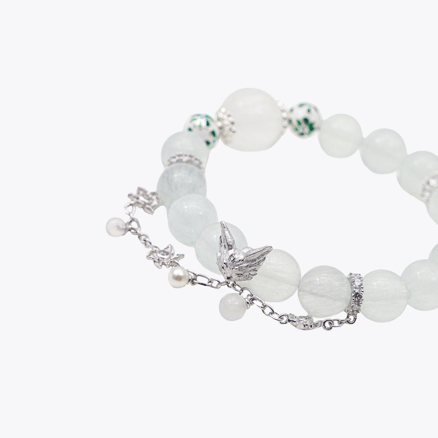 Celestial Fox · Spirit Lily Crystal Bracelet
