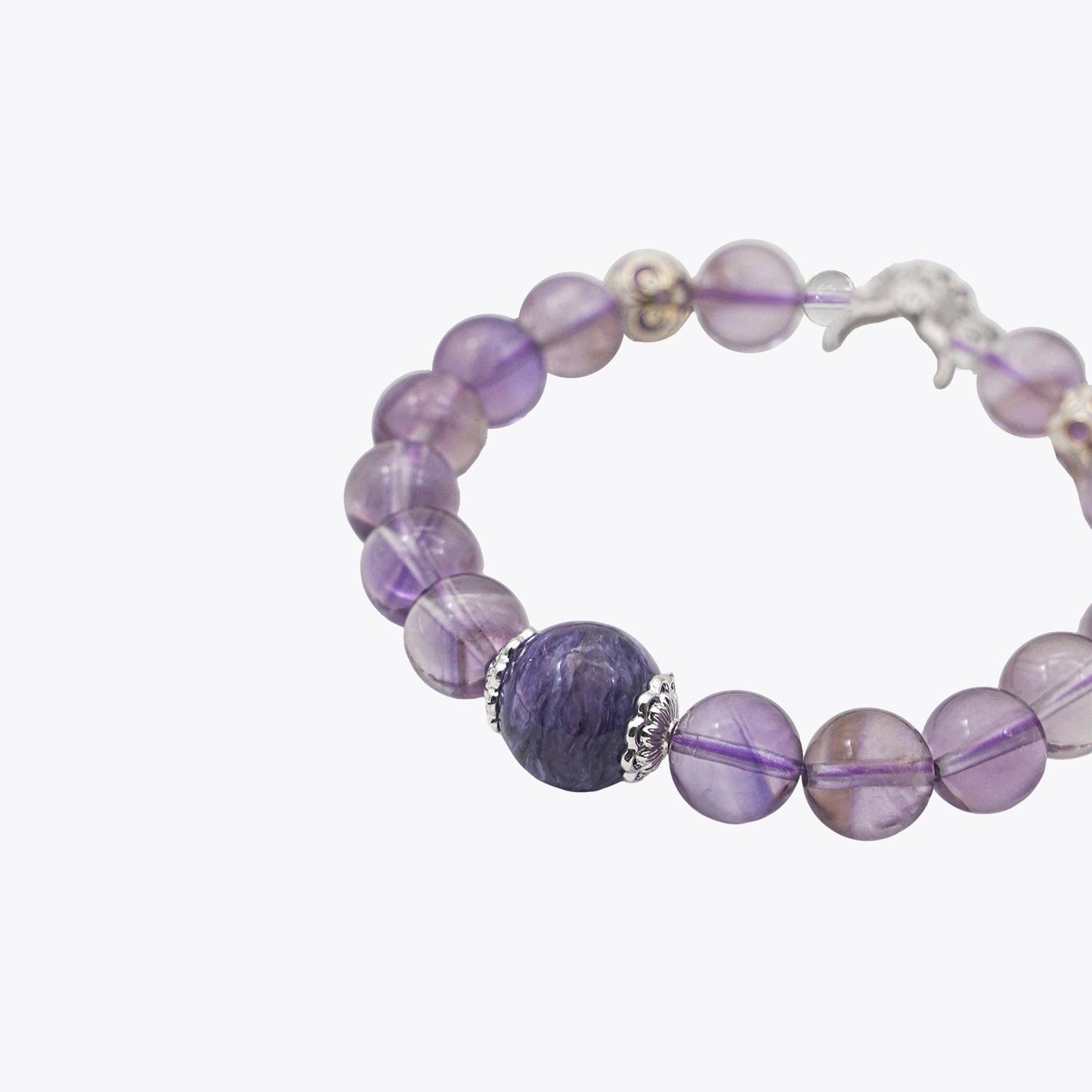 Nine-Tailed Pearl & Crystal · Pure Dragon Heart Bracelet