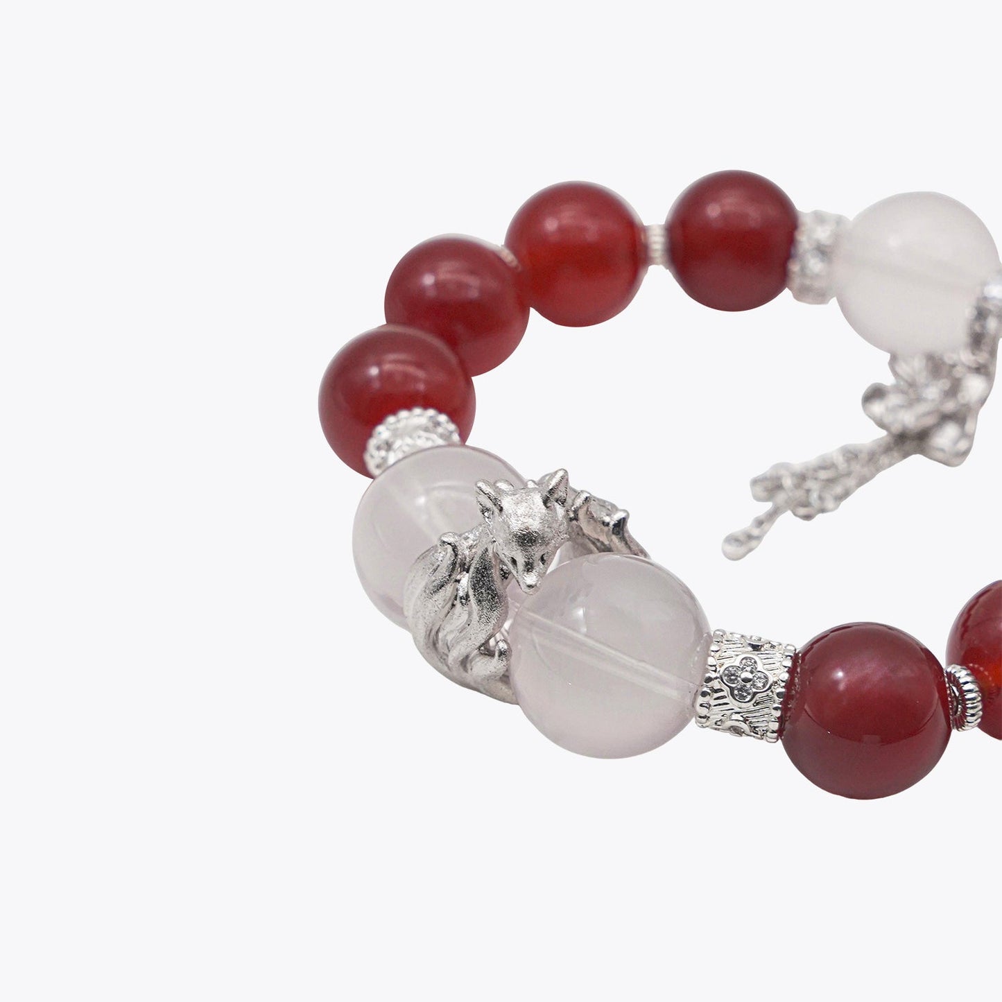 Nine-Tailed Sacred Fox · Scholarly Gem Crystal Bracelet